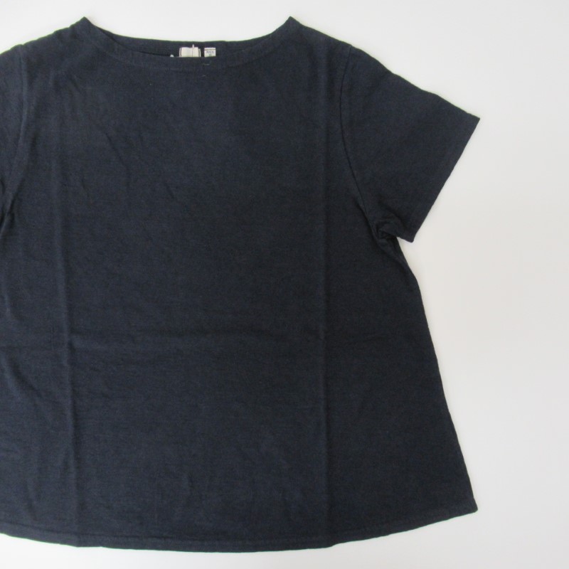 DAYS 半袖ボートネックAラインTシャツ　43110/NV218 【日本製】